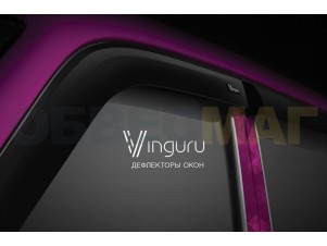 Дефлекторы окон Vinguru 4 штуки на универсал для Ford Focus 3 № AFV27711